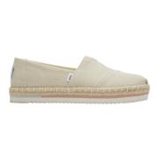 Platform Rope Loafers Creme Toms , Beige , Dames