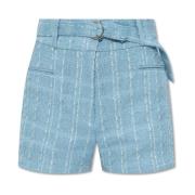 Zaira tweed shorts IRO , Blue , Dames