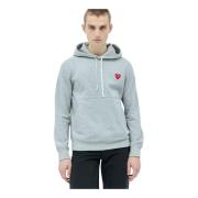 Sweatshirts & Hoodies Comme des Garçons Play , Gray , Heren