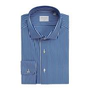 Slim Fit Actief Shirt Blauwe Strepen Xacus , Blue , Heren