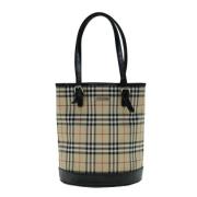 Pre-owned Canvas totes Burberry Vintage , Beige , Dames