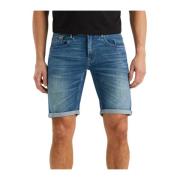 Groen Cast Denim Cargo Shorts PME Legend , Blue , Heren