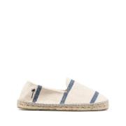 Gestreepte Canvas Espadrilles Manebí , Beige , Heren