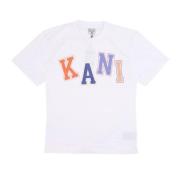 Multicolor Logo Tee Streetwear Karl Kani , White , Heren