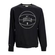 NBA Standard Issue Crewneck Sweatshirt Nike , Black , Heren