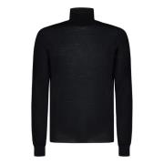 Zwarte Merino Coltrui voor Heren Drumohr , Black , Heren