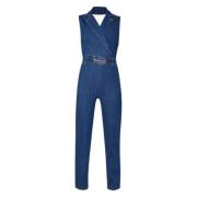 Denim Broek met Kettingdetail Liu Jo , Blue , Dames