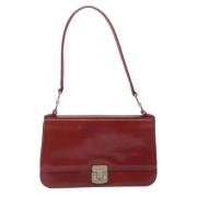 Pre-owned Leather shoulder-bags Versace Pre-owned , Red , Dames