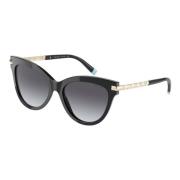 Black/Grey Shaded Sunglasses Atlas TF 4184 Tiffany , Black , Dames