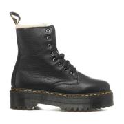 Zwarte Veterschoenen Aw23 Dr. Martens , Black , Dames