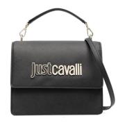 Zwarte Designer Tas Just Cavalli , Black , Dames