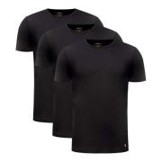 Comfortabele Heren T-Shirt Pak Ralph Lauren , Black , Heren