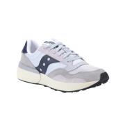 Moderne Grijs/Blauwe Sneakers Saucony , Multicolor , Heren