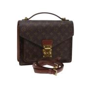 Pre-owned Canvas louis-vuitton-bags Louis Vuitton Vintage , Brown , Da...