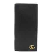 Pre-owned Leather wallets Gucci Vintage , Black , Dames