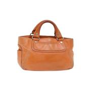 Pre-owned Leather handbags Celine Vintage , Orange , Dames
