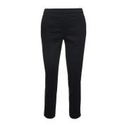 Slim-fit Trousers Theory , Black , Dames