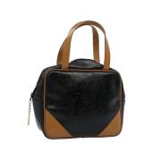 Pre-owned Leather handbags Yves Saint Laurent Vintage , Black , Dames