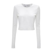 Monogram Jacquard Witte Top JW Anderson , White , Dames