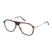 Vierkante Optische Zonnebril Gekleurd Havana Tom Ford , Brown , Unisex
