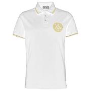 Witte Polo Shirt Versace Jeans Couture , White , Heren