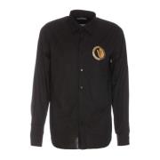 Casual Shirts Versace Jeans Couture , Black , Heren