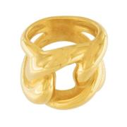 Courage Chunky Goud Statement Ring Dansk Copenhagen , Yellow , Dames