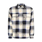 Heren All Over Initial Flannel Shirt Represent , Multicolor , Heren