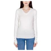 V-neck Knitwear Guess , White , Dames