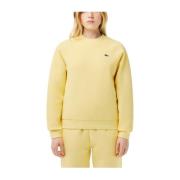 Gele Regular Fit Sweatshirt Lacoste , Yellow , Dames