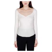 Long Sleeve Tops Guess , White , Dames