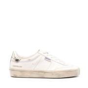 Vintage Witte Leren Sneakers Golden Goose , White , Heren