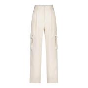 Tapered Trousers Dea Kudibal , Beige , Dames