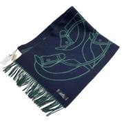 Pre-owned Cashmere scarves Hermès Vintage , Blue , Dames