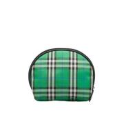 Pre-owned Fabric pouches Burberry Vintage , Green , Dames