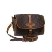 Pre-owned Canvas louis-vuitton-bags Louis Vuitton Vintage , Brown , Da...