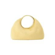 Pre-owned Leather handbags Jacquemus Pre-owned , Yellow , Dames