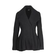 Pre-owned Wool outerwear Alexander McQueen Pre-owned , Black , Dames