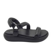 Flat Sandals ASH , Black , Dames