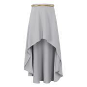 Midi Skirts Elisabetta Franchi , Gray , Dames