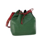 Pre-owned Leather louis-vuitton-bags Louis Vuitton Vintage , Green , D...