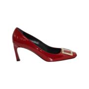 Leather heels Roger Vivier , Red , Dames