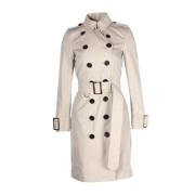 Pre-owned Cotton outerwear Burberry Vintage , Beige , Dames