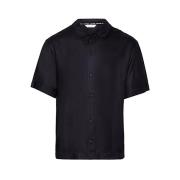 Short Sleeve Shirts Calvin Klein , Black , Heren