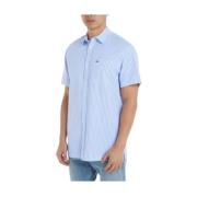 Short Sleeve Shirts Tommy Hilfiger , Blue , Heren