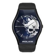 Watches Police , Black , Heren