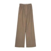 Wide Trousers Quira , Brown , Dames