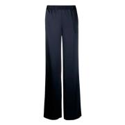 Wide Trousers PT Torino , Black , Dames