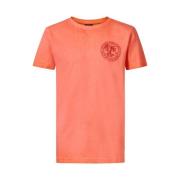 T-Shirts Petrol , Pink , Heren