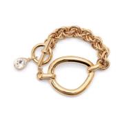 Gouden Link Ketting Armband Casual Stijl JW Anderson , Yellow , Dames